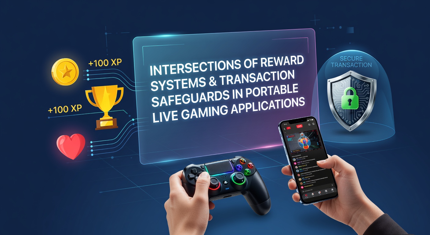 Darstellung mobiler Live-Gaming-Apps mit integrierten Belohnungs- und Sicherheitsmechanismen